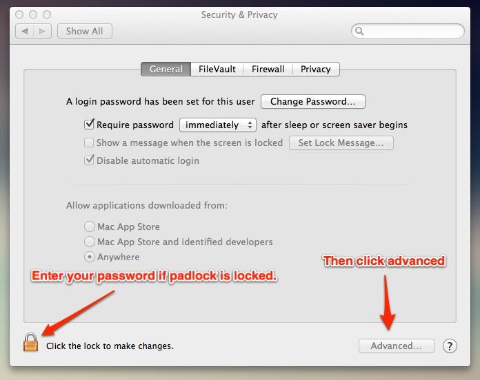 Mac OS X Security Privacy