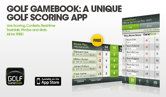 gamebook - live golf scorecard
