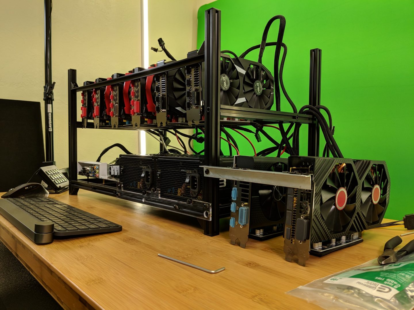 6 GPU Ethereum Mining Rig Upgrade to 8 GPUs Live Stream
