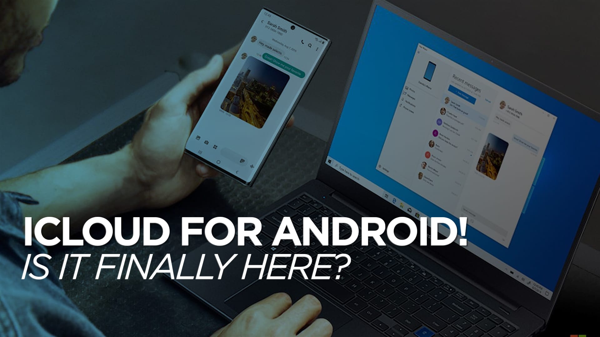 Samsung Microsoft iCloud for Android Windows 10